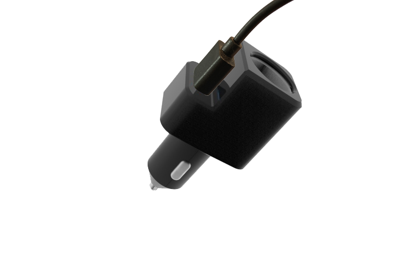 CAPS SK-11 ワイヤレスチャージホルダー専用USB＋１DCソケット