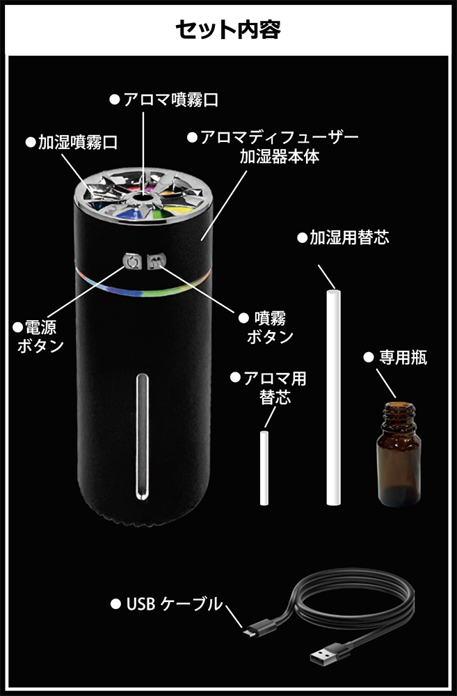 CAPS FS-01 アロマディフューザー×加湿器（ 一体型）